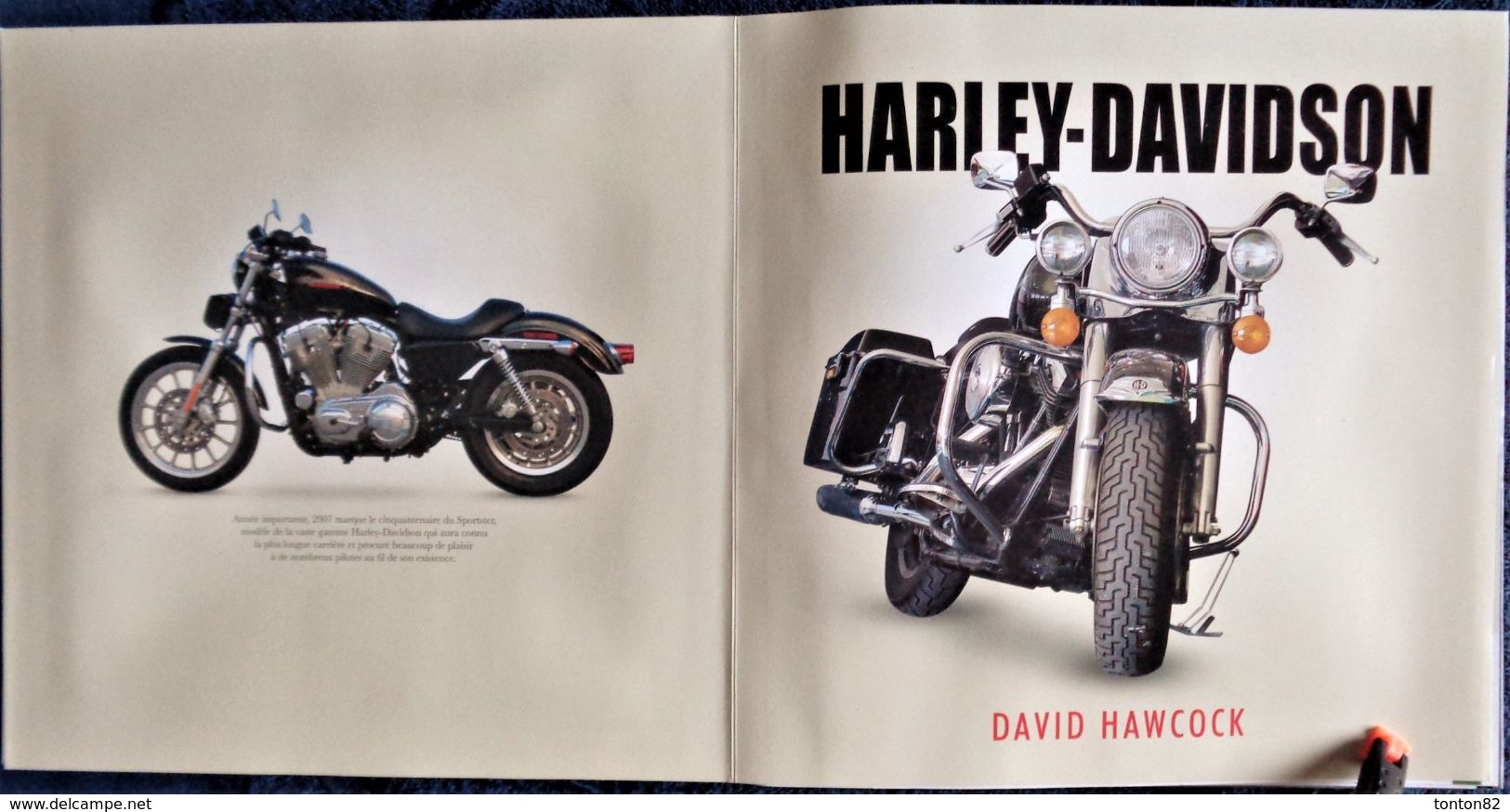 David Hawcock - Une Légende Américaine : HARLEY-DAVIDSON - Pop-Up ( Motos En Relief ) - Éditions Nuinui - ( 2016 ) . - Moto