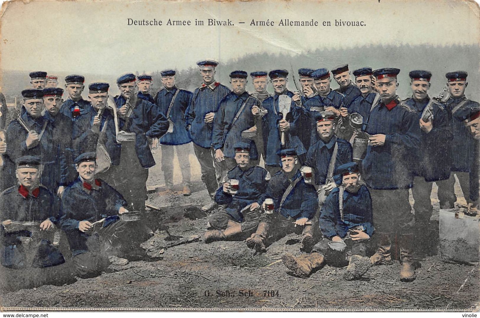 A-20-314 : ARMEE ALLEMANDE . DEUTSCHES HEER. BIWAK. BIVOUAC - Regimenten