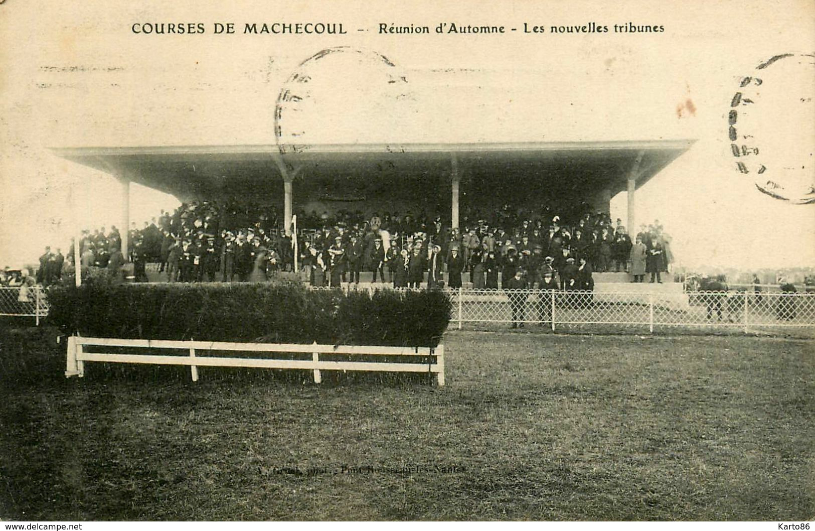 Machecoul * Les Courses * Réunion D'automne * Les Nouvelles Tribunes * Thème Hippisme Hippique Chevaux - Machecoul