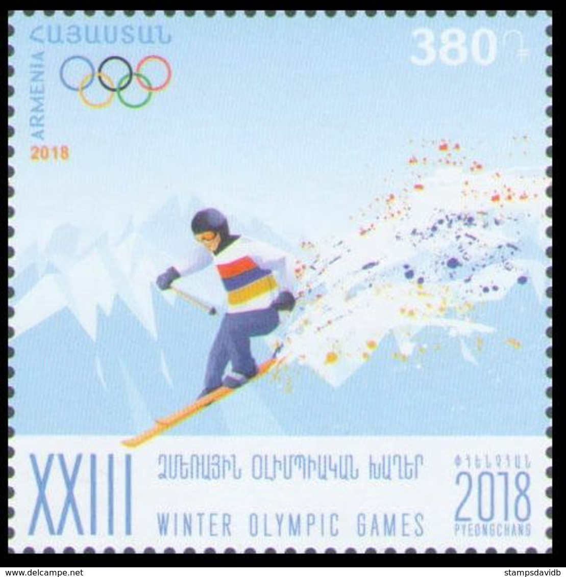 2018	Armenia	1065	2018 Olympic Games In Pyeongchang - Winter 2018: Pyeongchang