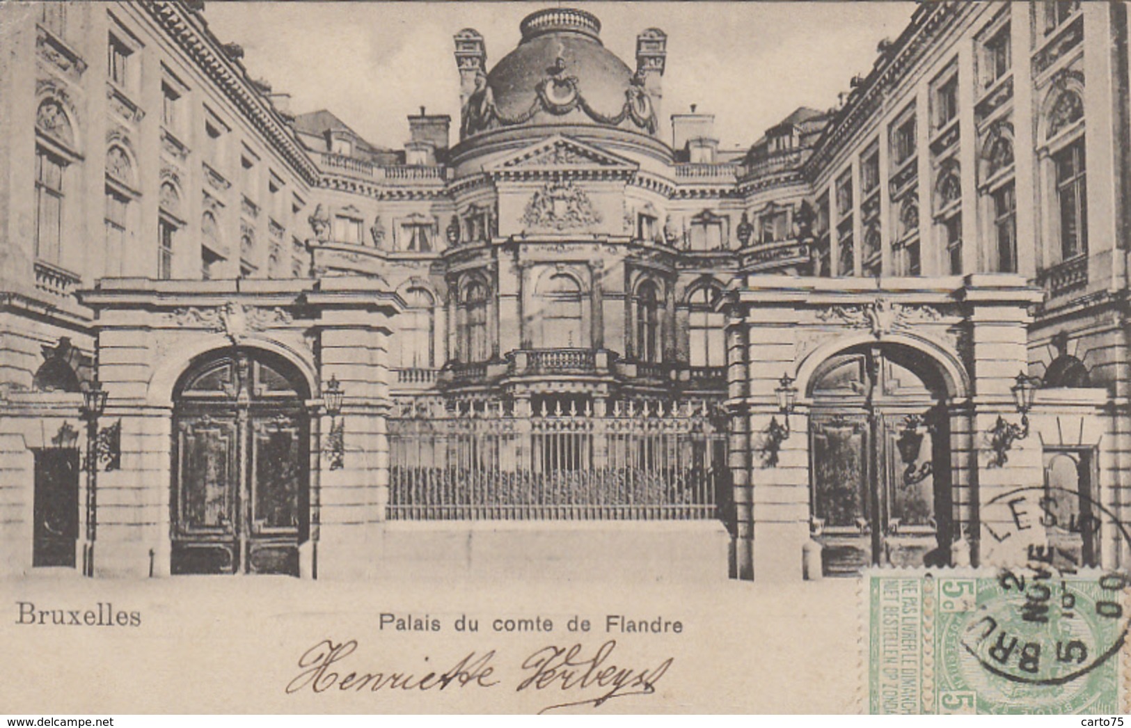 Belgique - Bruxelles - Palais Du Comte De Flandre - 1900 - Monumenti, Edifici