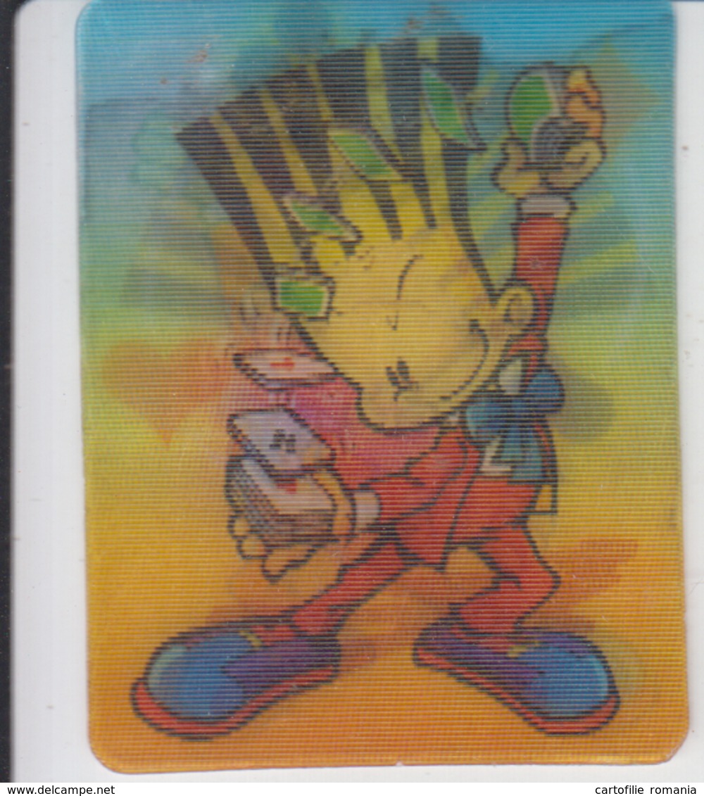 Trading Card - 3D Card - Chipicao Chipi - Childrens Animations Cartoons Comics 53/40 Mm - Autres & Non Classés