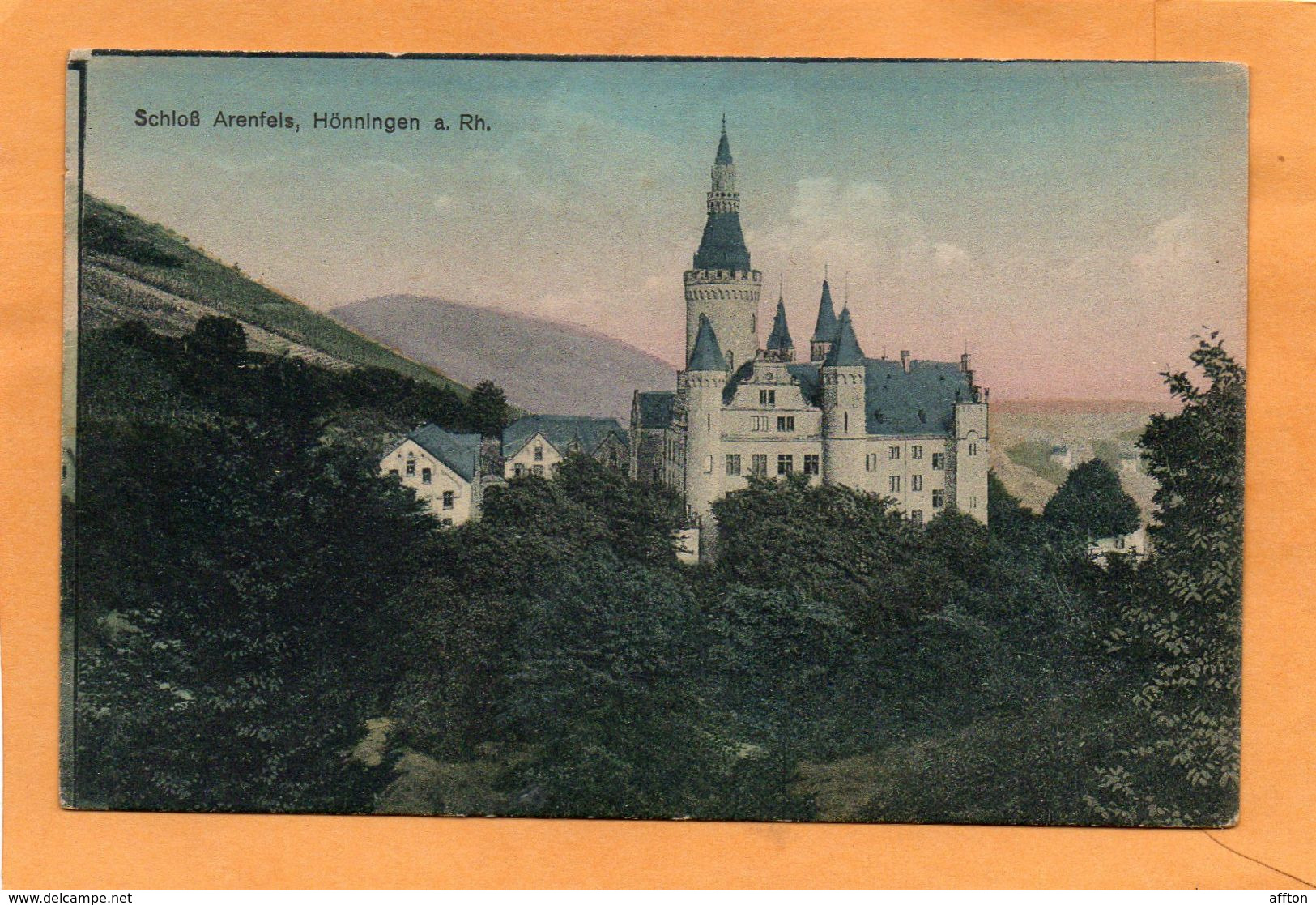 Honningan Am Rhein  Germany 1908 Postcard - Bad Hoenningen