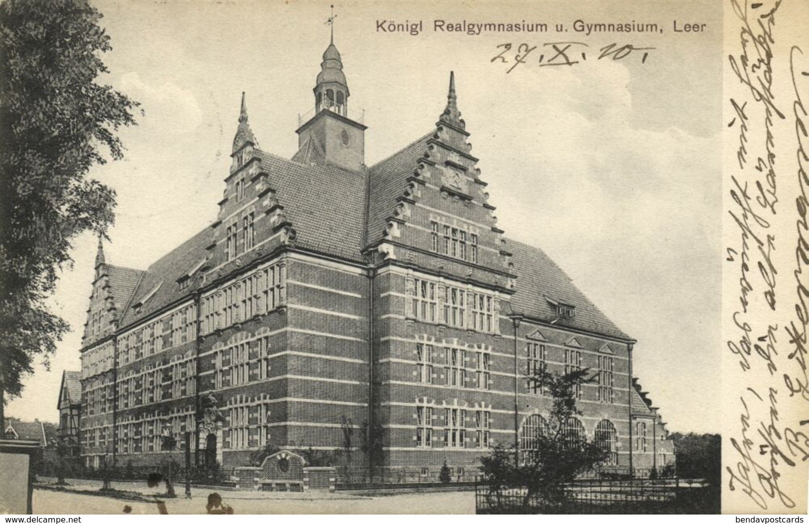 LEER, Königl. Realgymnasium U. Gymnasium (1910) AK - Leer