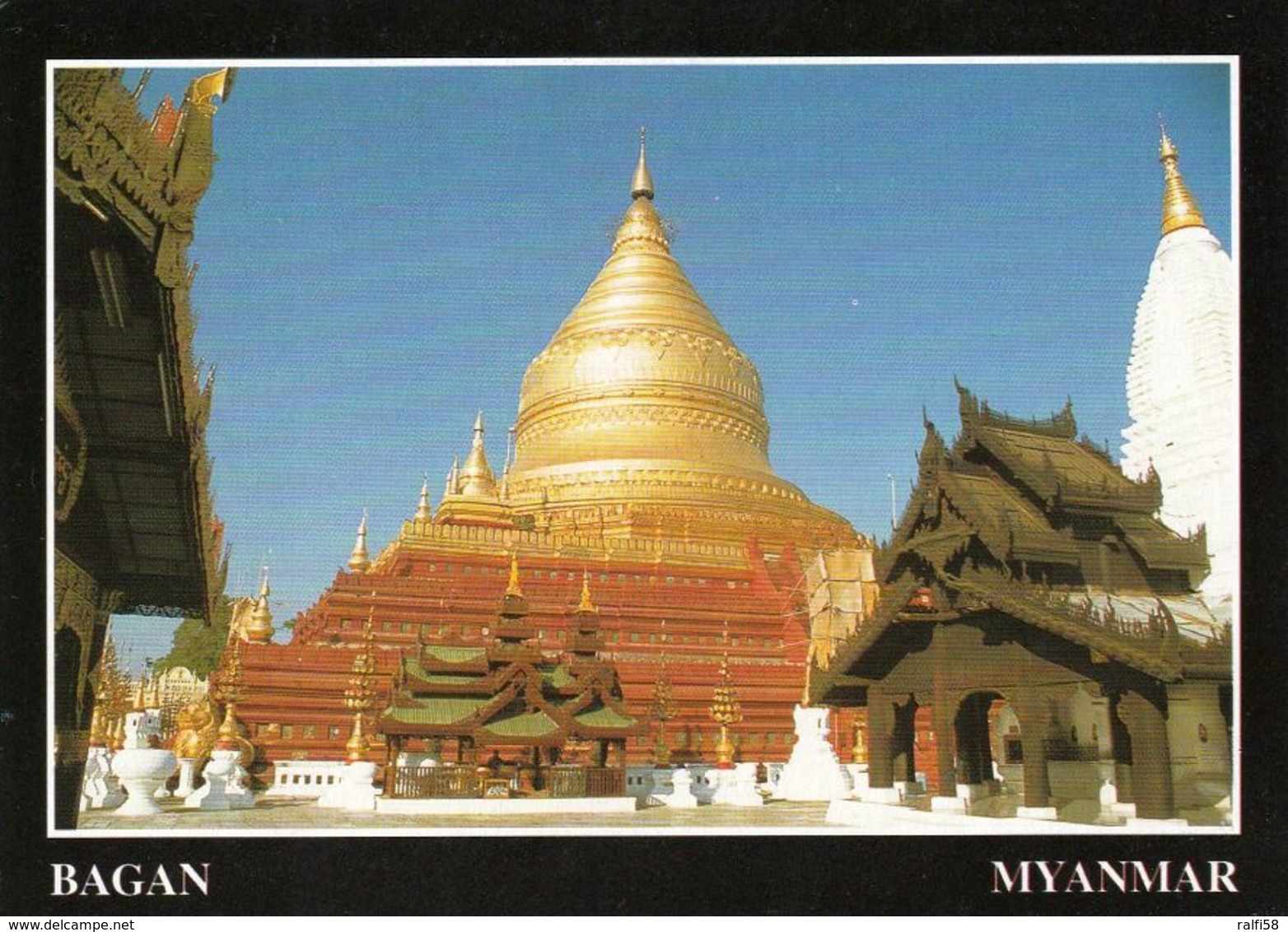 2 AK Myanmar * Shwezigon-Pagode (im 11. Jh. Erbaut) In Bagan Der Historischen Königsstadt In Myanmar - 2019 UNESCO Erbe - Myanmar (Burma)