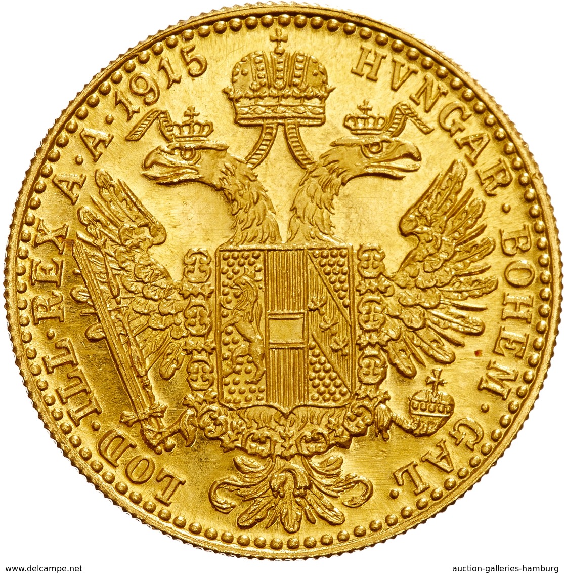 Österreich - Anlagegold: 1915, Nachprägung Eines Dukaten Aus 986er Gold In Vorzüglicher Erhaltung. D - Austria