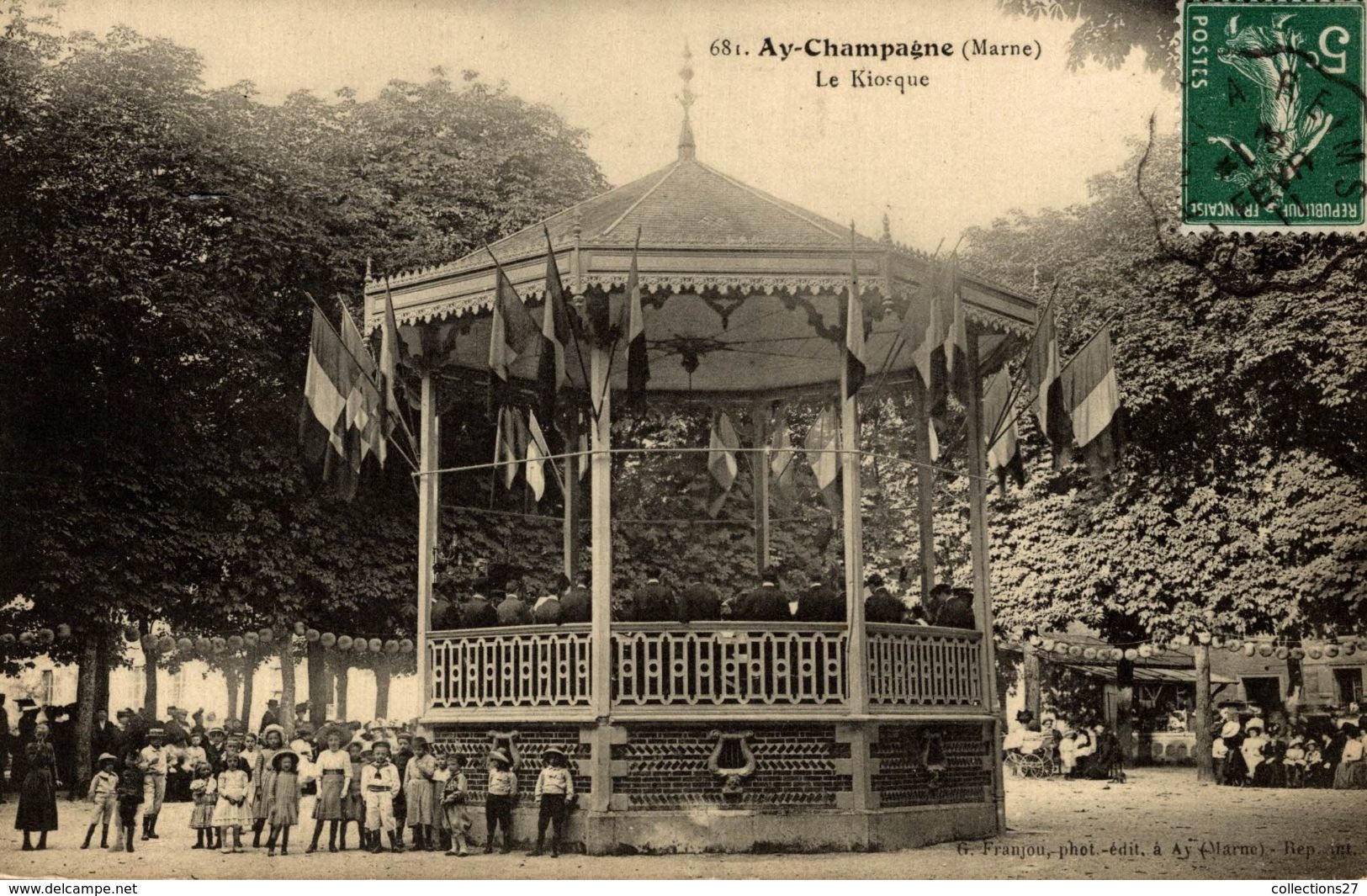 51-AY-EN-CHAMPAGNE- LE KIOSQUE - Ay En Champagne