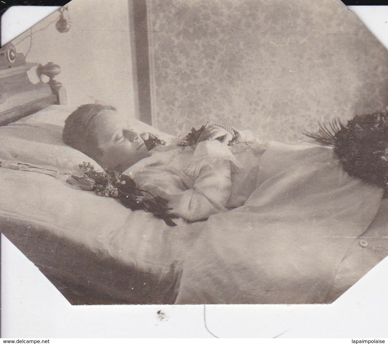 Photographie Post-mortem Comtesse Bela Berchtold  Z Uhercic 1895 1906 Fille De Léopold Bechtold Voir Descriptif Ref 1041 - Identifizierten Personen