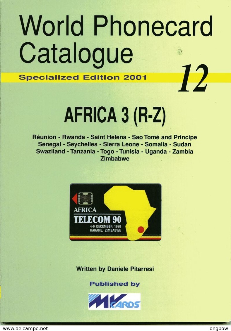 WORLD PHONECARD CATALOGUE-12-africa 3 (R-Z) - Kataloge & CDs