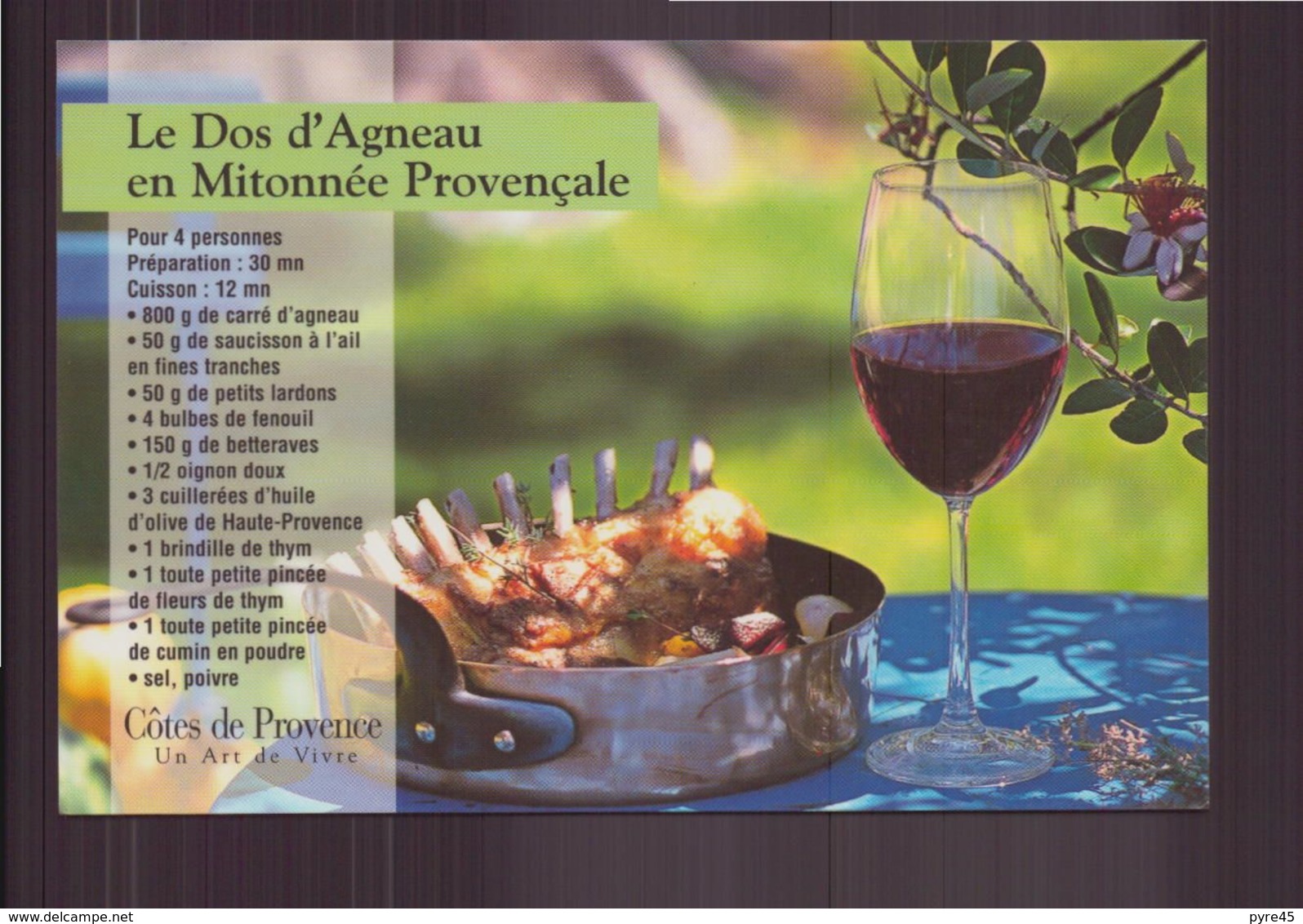 LE DOS D AGNEAU EN MITONNEE PROVENCALE - Recetas De Cocina