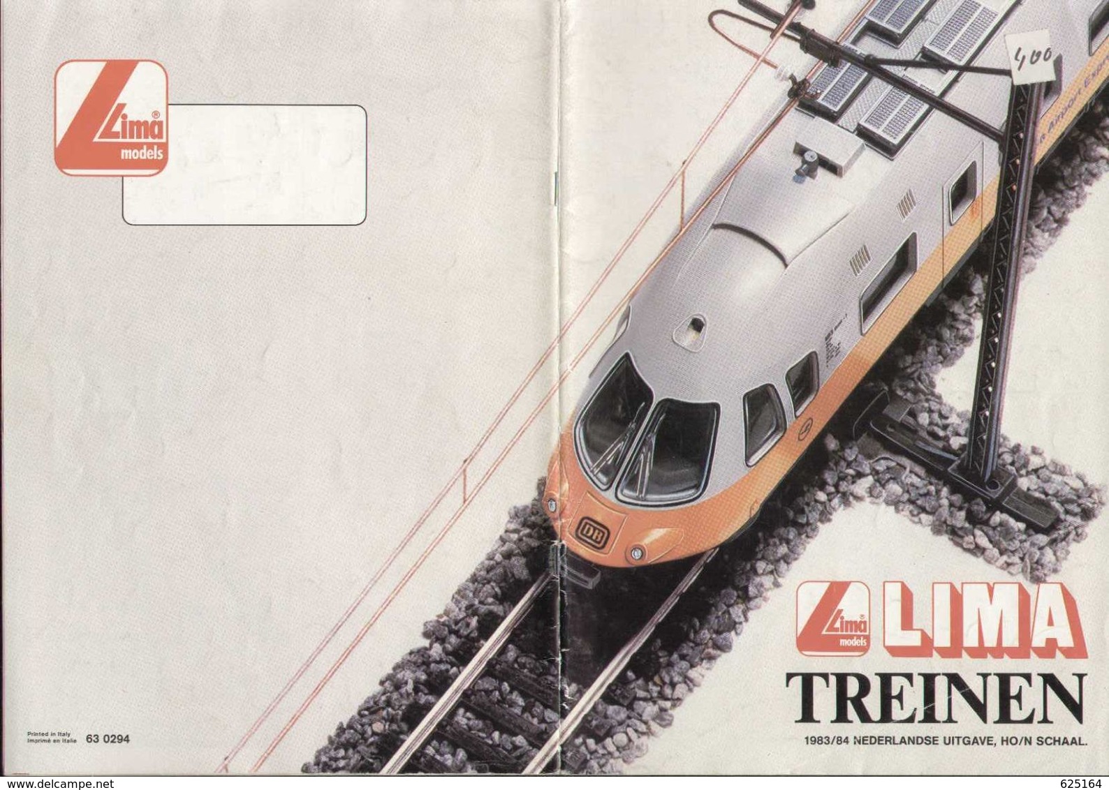 Catalogue LIMA 1983/84 TREINEN Nederlandse Utgave HO / N Schaal. - Dutch
