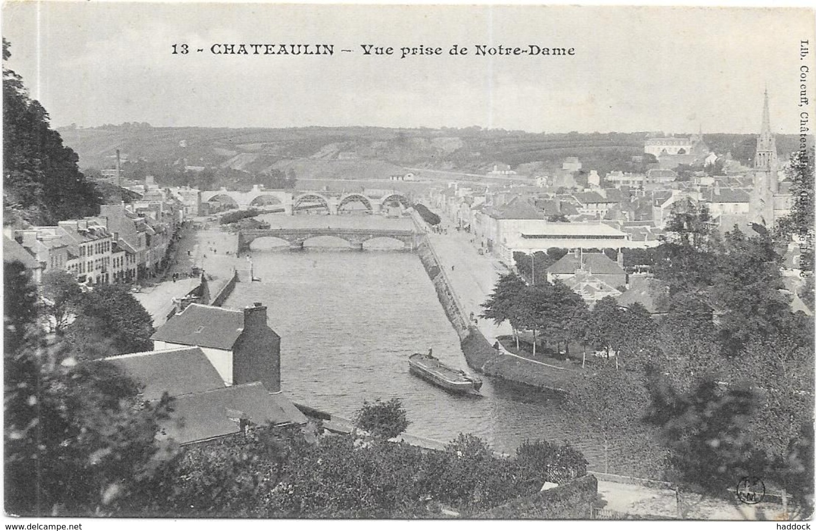 CHATEAULIN : VUE PRISE DE NOTRE DAME - Châteaulin