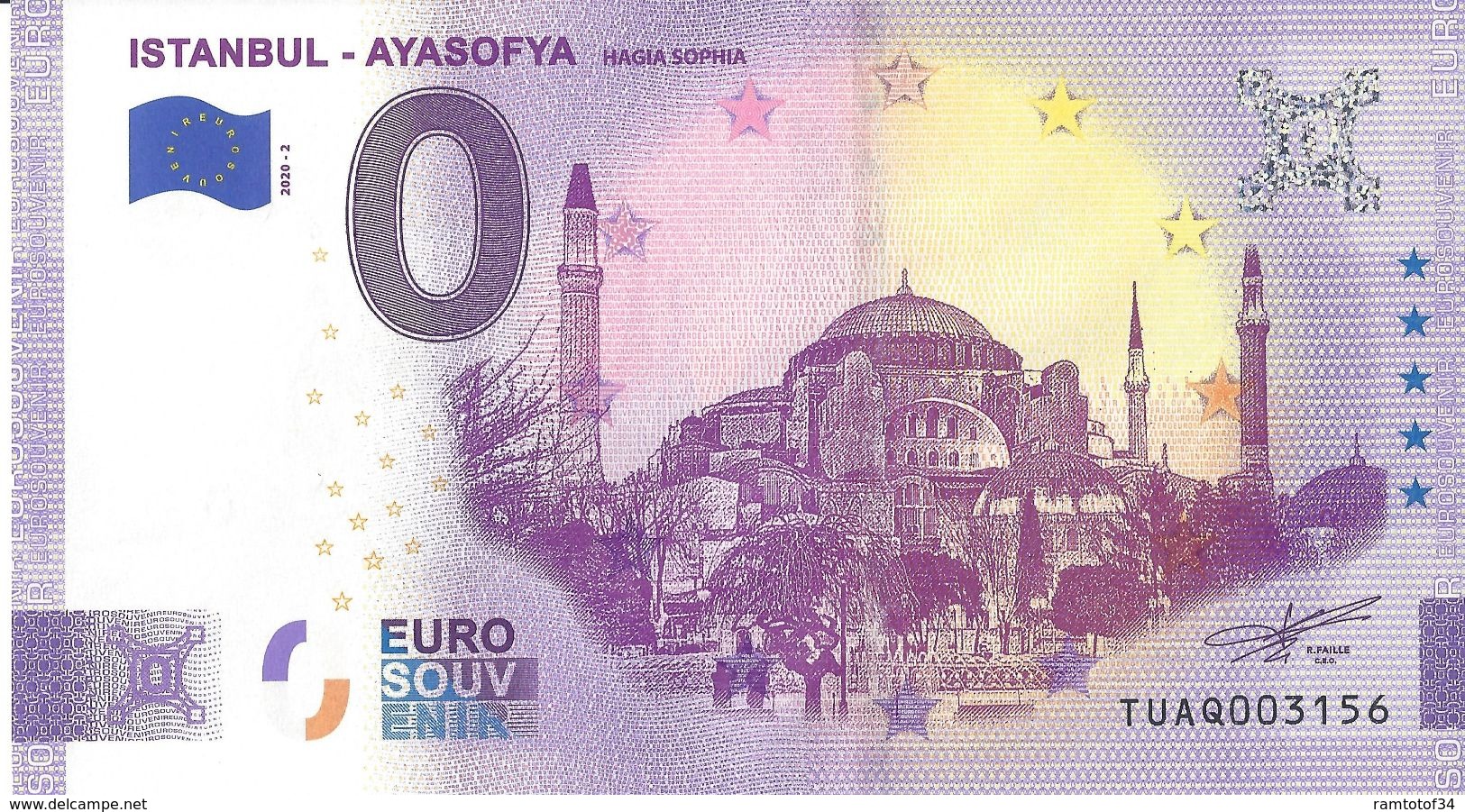 2020BS-57 - TURQUIE - Istanbul (ayasofya) 2020-1 - Sonstige & Ohne Zuordnung