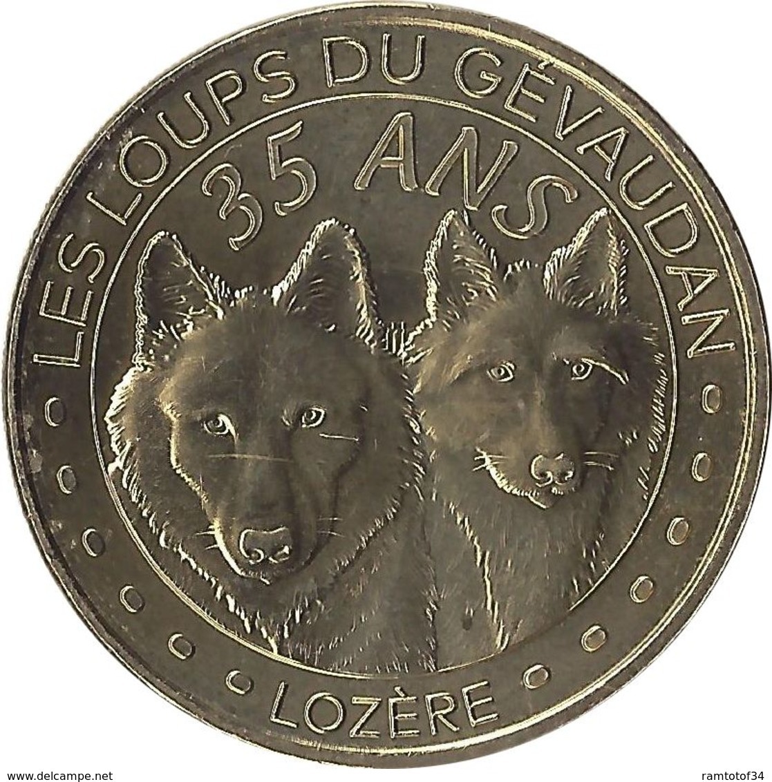 2020 MDP247 - SAINT-LÉGER-DE-PEYRE - Les Loups Du Gévaudan 7 (35 Ans) / MONNAIE DE PARIS - 2020