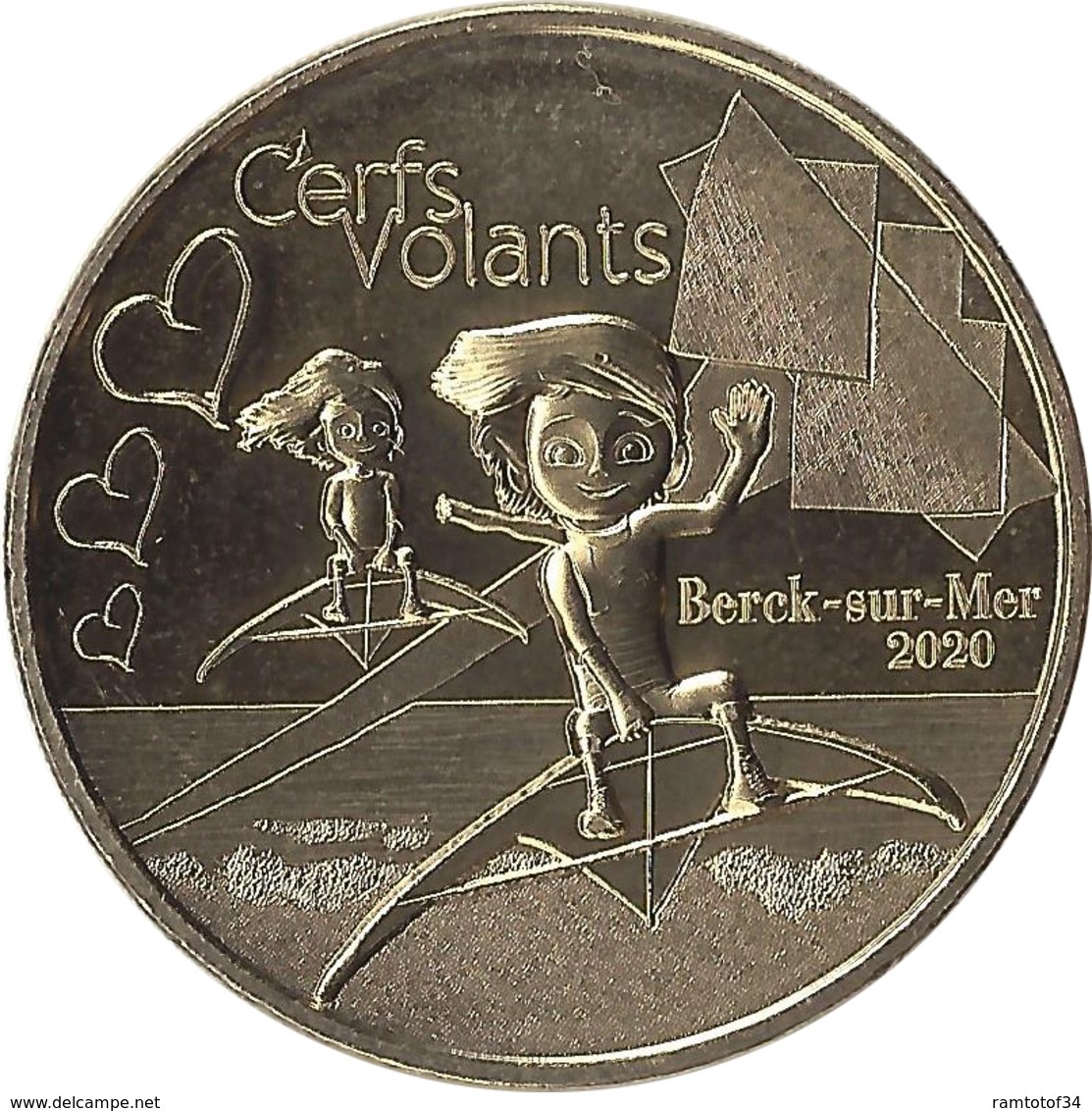 2020 MDP168 - BERCK-SUR-MER 8 - Rencontres Internationales De Cerfs-volants / MONNAIE DE PARIS - 2020