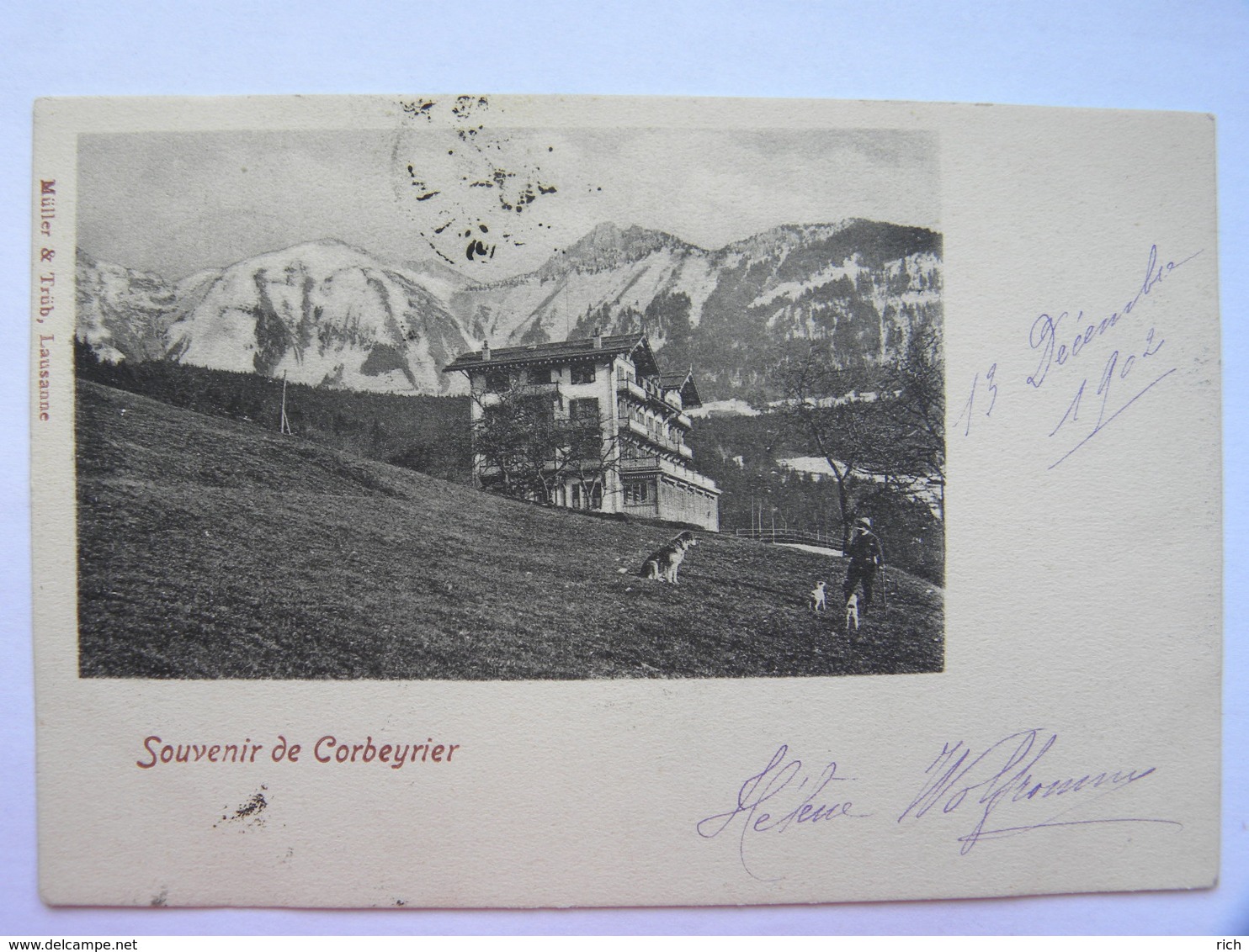 CPA SUISSE - Souvenir De Corbeyrier - Corbeyrier