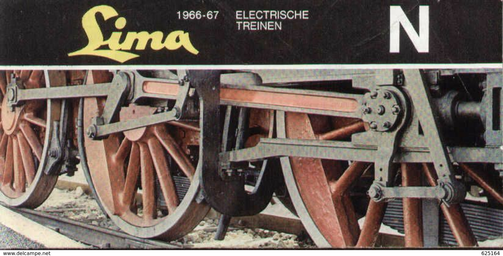 Catalogue LIMA 1966/67 Electrische Treinen N 1/160 - Dutch