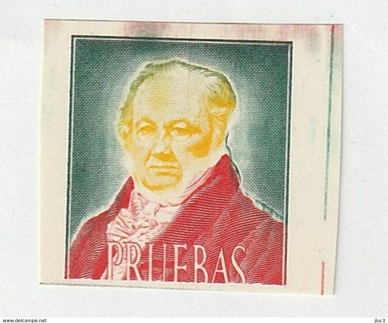 ZEspEssai  --  TRES  TRES  RARE  --  ESPAGNE  --  ESSAI  AVANT  TIRAGE  --  Sans Valeur  --  Sans  Gomme  --  Proof  MNH - Proeven & Herdrukken