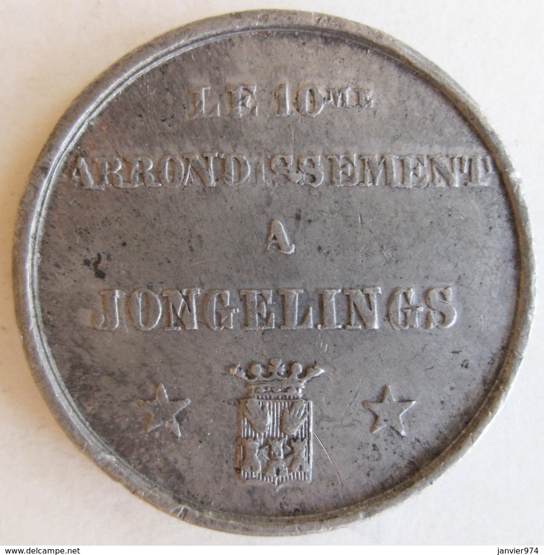Médaille, Le 10 éme Arrondissement à Jongelings. A Rubens 1840. Anvers - Other & Unclassified