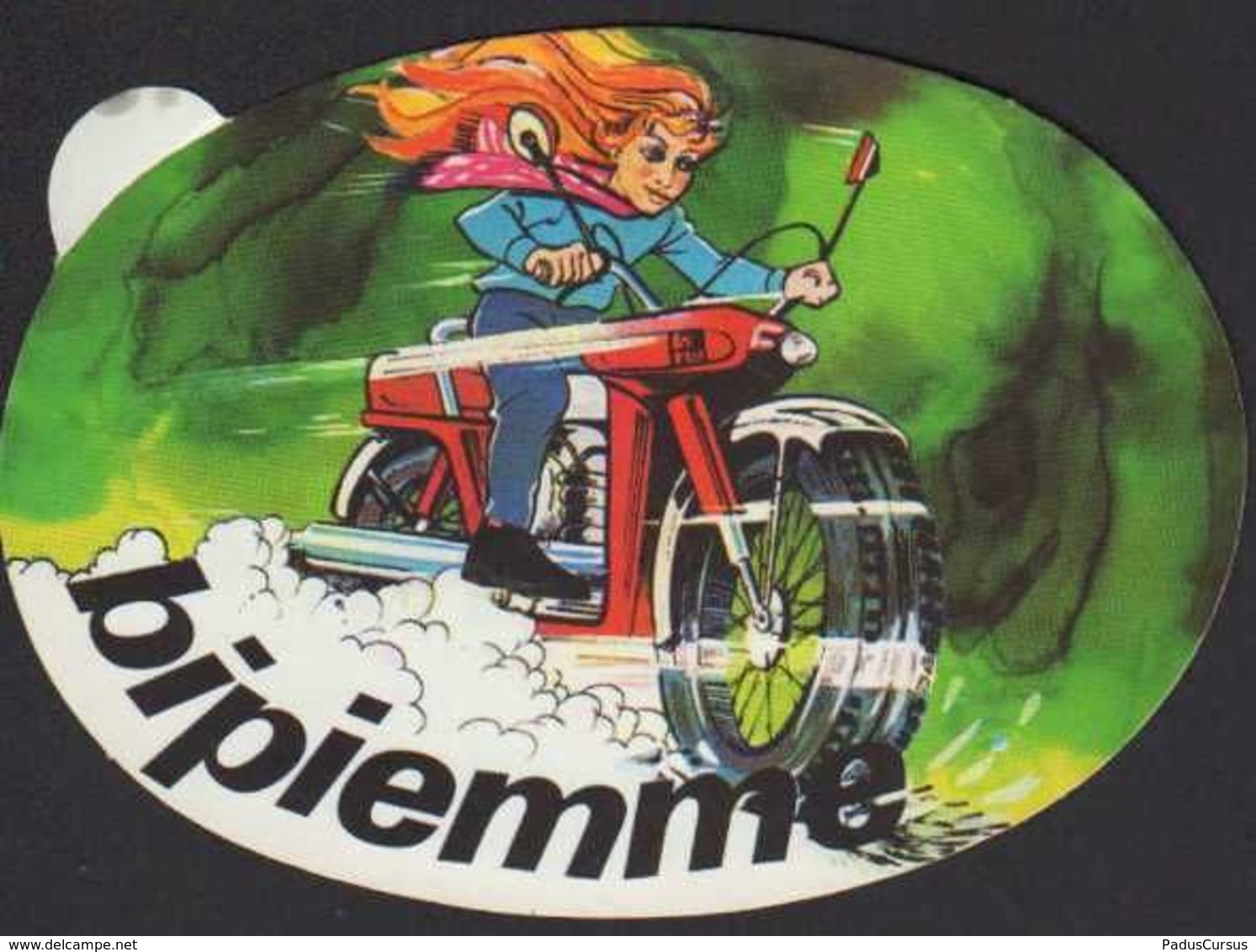 Stikers Bipiemme Bpm Calzature Comics Footwear Fumetti Bandes Dessinées Chaussures Motocicletta Motorcycle FAS00079 - Altri & Non Classificati