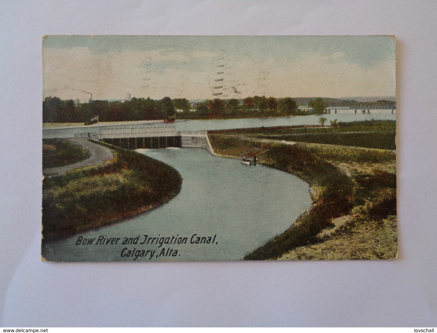 Calgary. - Bow River And Jrrigation Canal. (8 - 1 - 1908) - Calgary