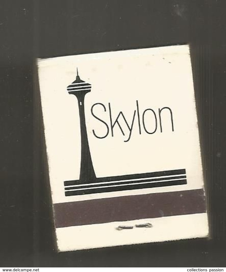 Boite D'allumettes , Pochette, SKYLON ,Niagara Falls , Canada , Dining Room , Banquets, Terrace Café , 2 Scans - Scatole Di Fiammiferi