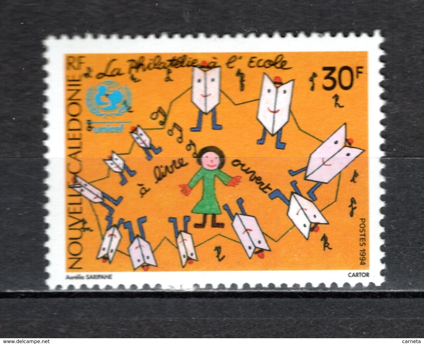 NOUVELLE CALEDONIE  N° 720  NEUF SANS CHARNIERE COTE  1.60€  UNICEF  NATIONS UNIES  ENFANCE - Neufs