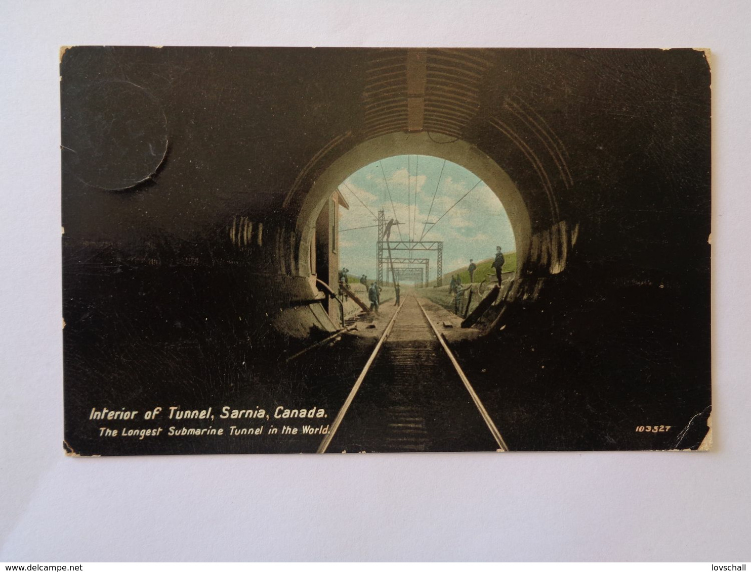 Sarnia. - Interior Of Tunnel. (1921) - Sarnia