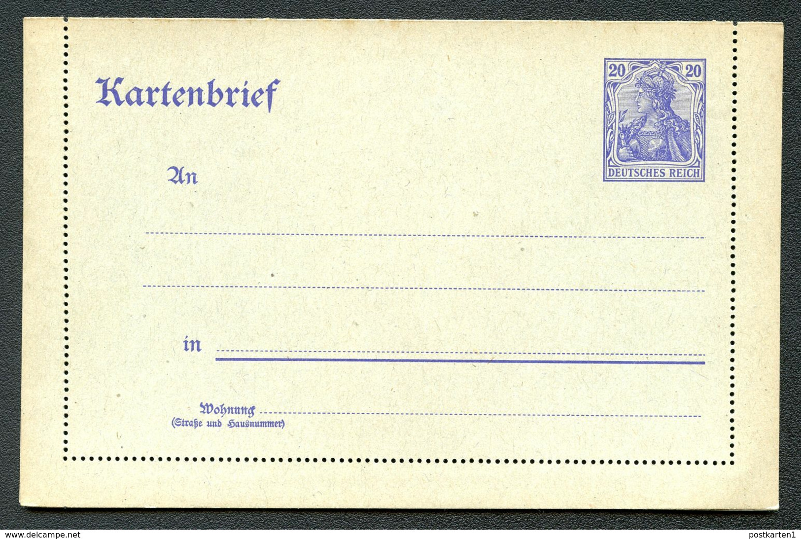 DR K18a Kartenbrief 1920 - Andere & Zonder Classificatie