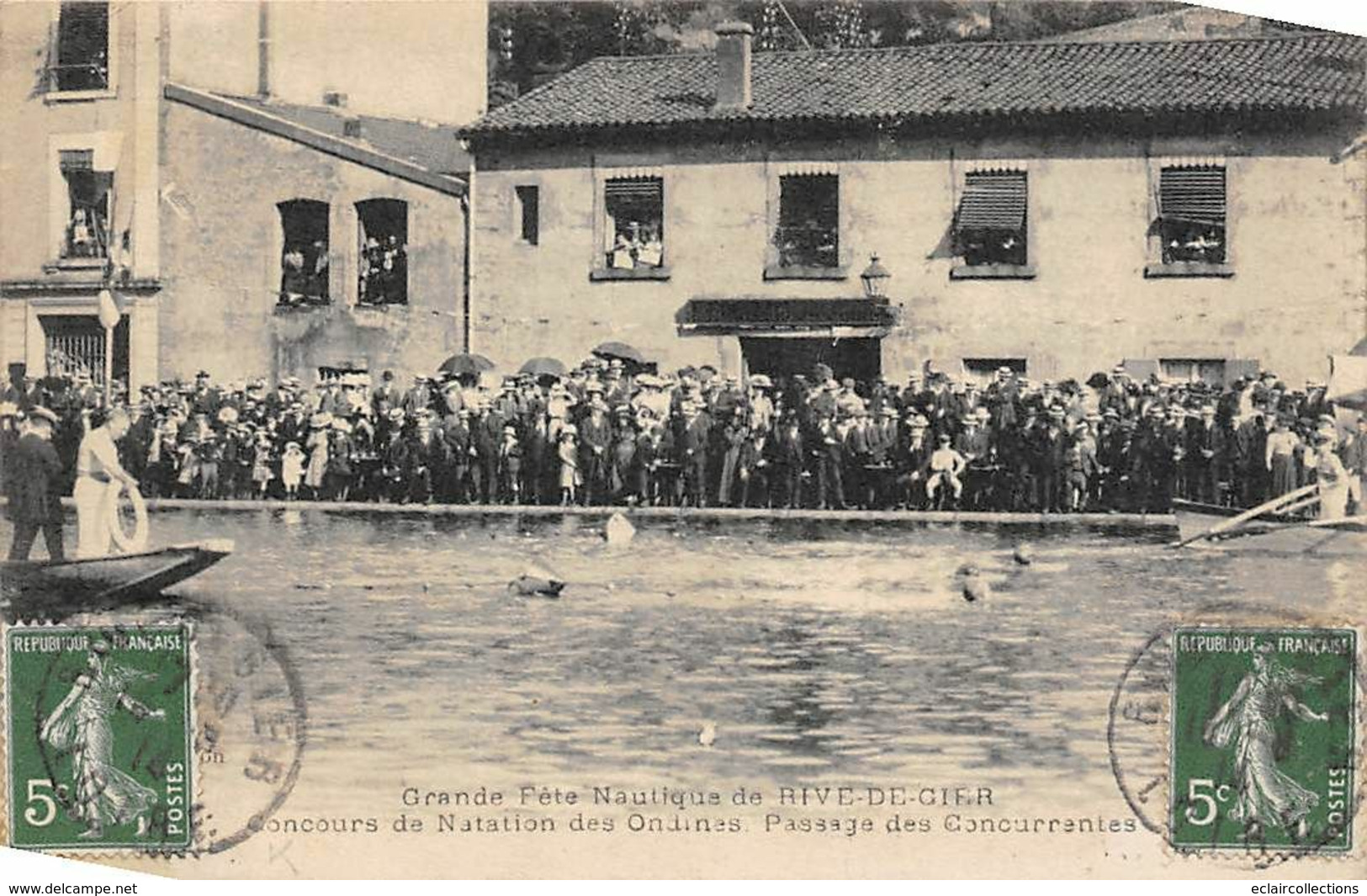 Rive De Gier         42         Concours De Natation . Passage Des Concurrentes  (voir Scan) - Rive De Gier