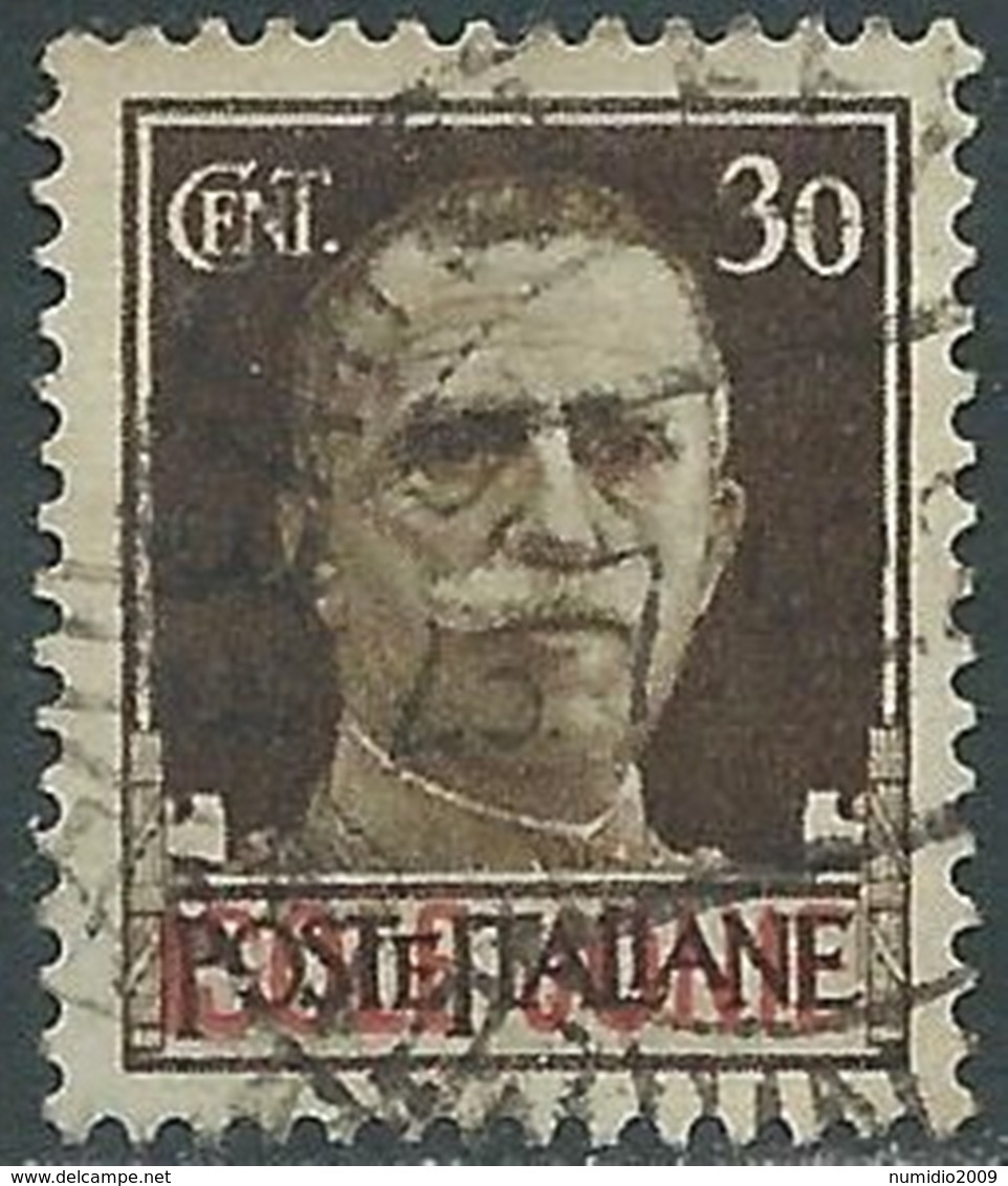 1941 ISOLE JONIE USATO EFFIGIE 30 CENT - RA20-3 - Ionische Eilanden