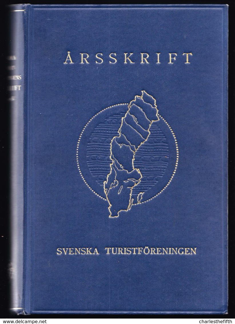 SVENSKA TURISTFÖRENINGENS ARSSKRIFT 1908 - SWEDISH TOURIST ASSOCIATION'S ANNUAL WRITING 1908 - RARE !!! - Libros Antiguos Y De Colección