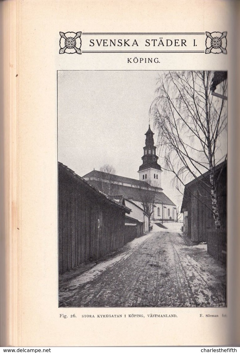 SVENSKA TURISTFÖRENINGENS ARSSKRIFT 1908 - SWEDISH TOURIST ASSOCIATION'S ANNUAL WRITING 1908 - RARE !!! - Livres Anciens