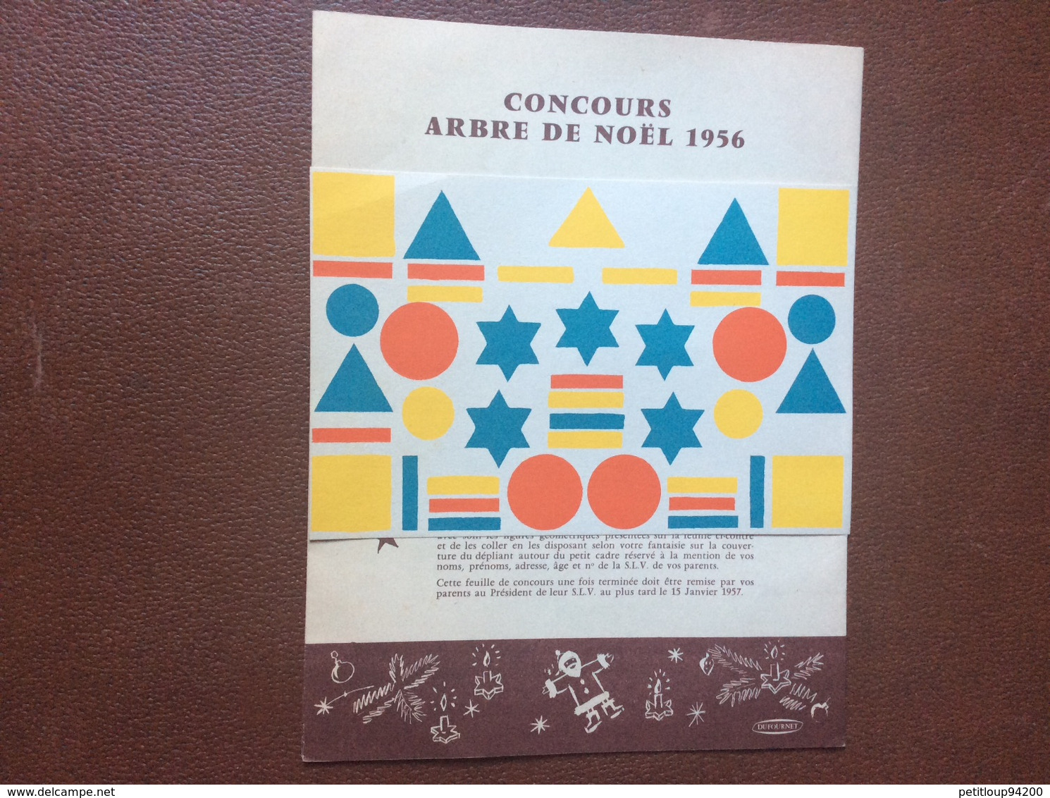 ALBUM PROGRAMME CIRQUE   C.A.S. de PARIS  Arbre de Noel 1956