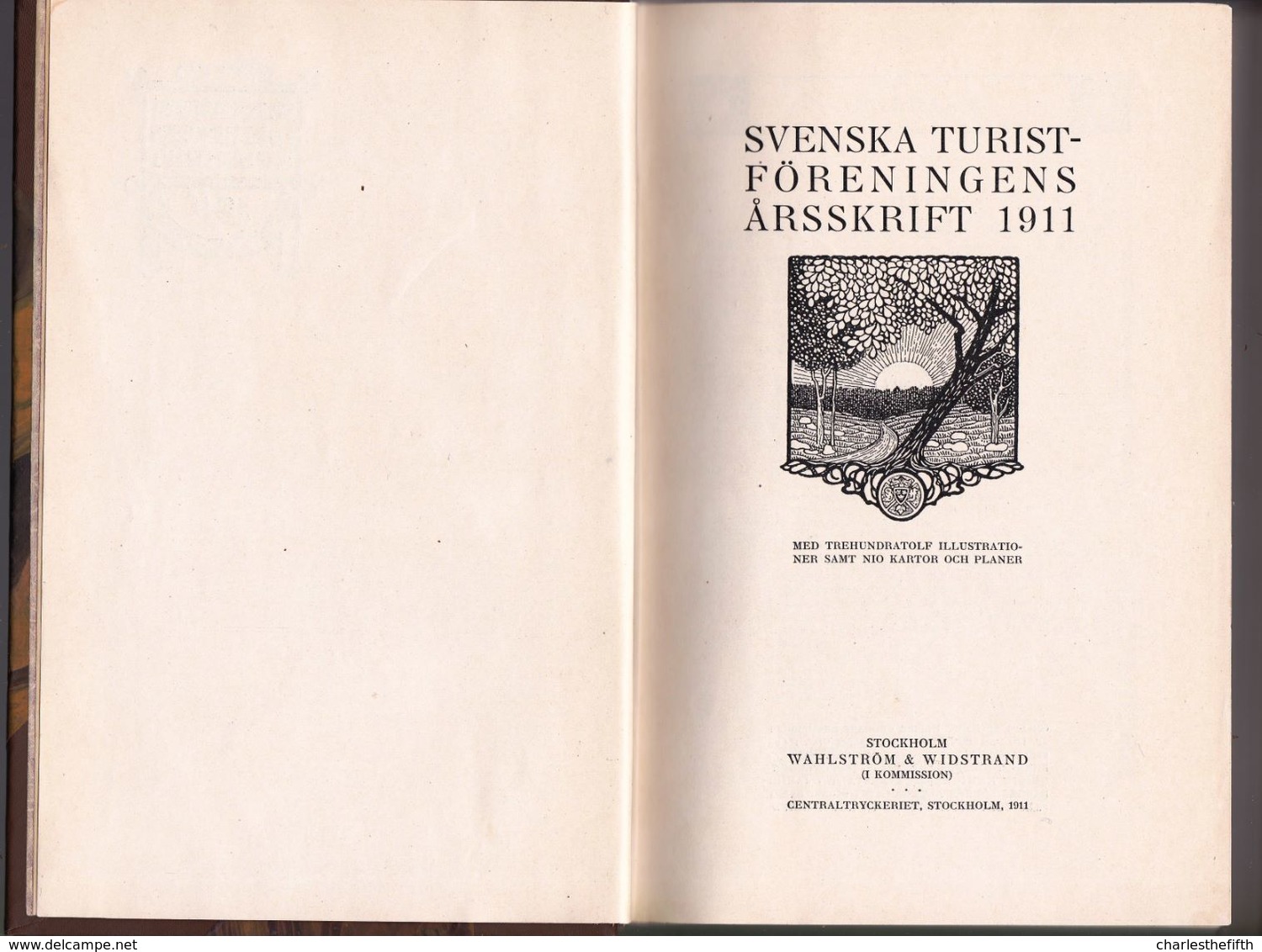 SVENSKA TURISTFÖRENINGENS ARSSKRIFT 1911 - SWEDISH TOURIST ASSOCIATION'S ANNUAL WRITING 1911 - RARE !!! - Alte Bücher