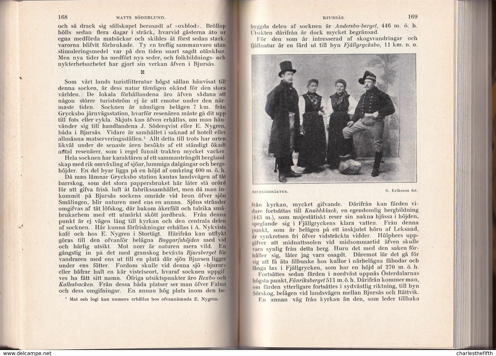 SVENSKA TURISTFÖRENINGENS ARSSKRIFT 1911 - SWEDISH TOURIST ASSOCIATION'S ANNUAL WRITING 1911 - RARE !!! - Libri Vecchi E Da Collezione