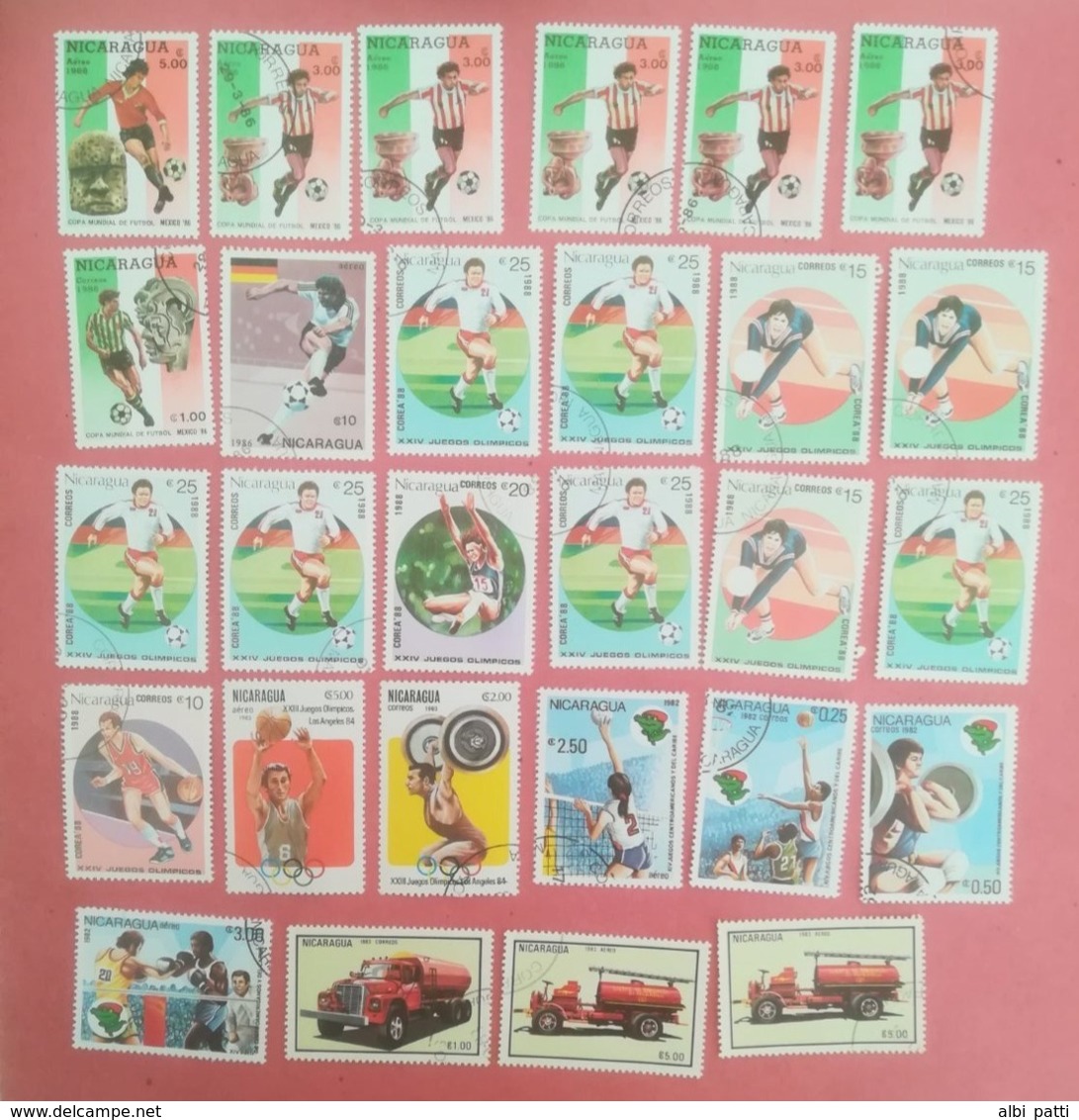 NICARAGUA LOT OF NEWS MNH** AND USED STAMPS - Nicaragua