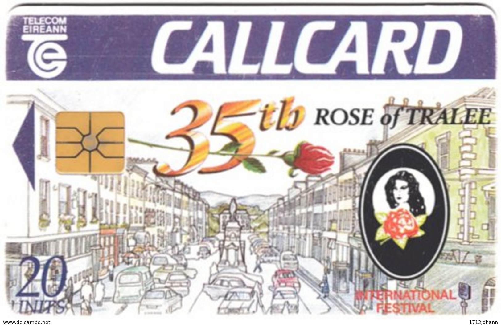 IRELAND A-492 Chip Telecom - Event, Rose Of Tralee - Used - Irland
