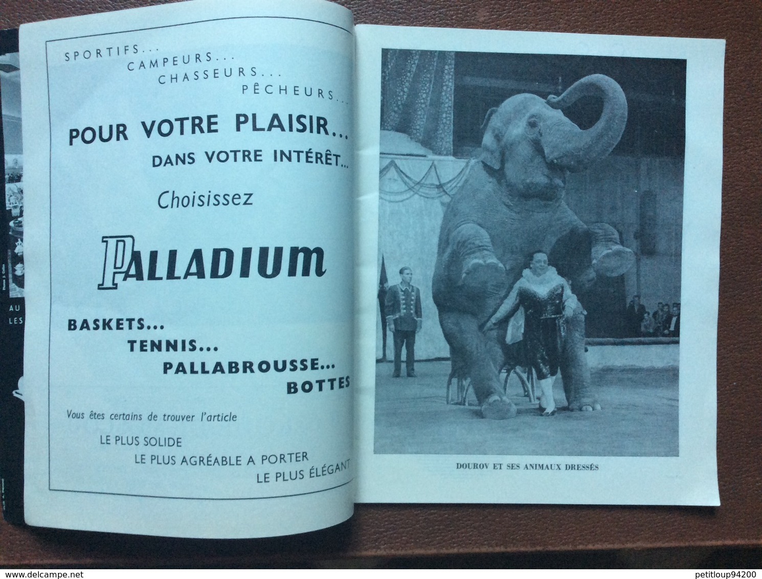 ALBUM PROGRAMME CIRQUE  CIRQUE DE MOSCOU 1960 - Programmi