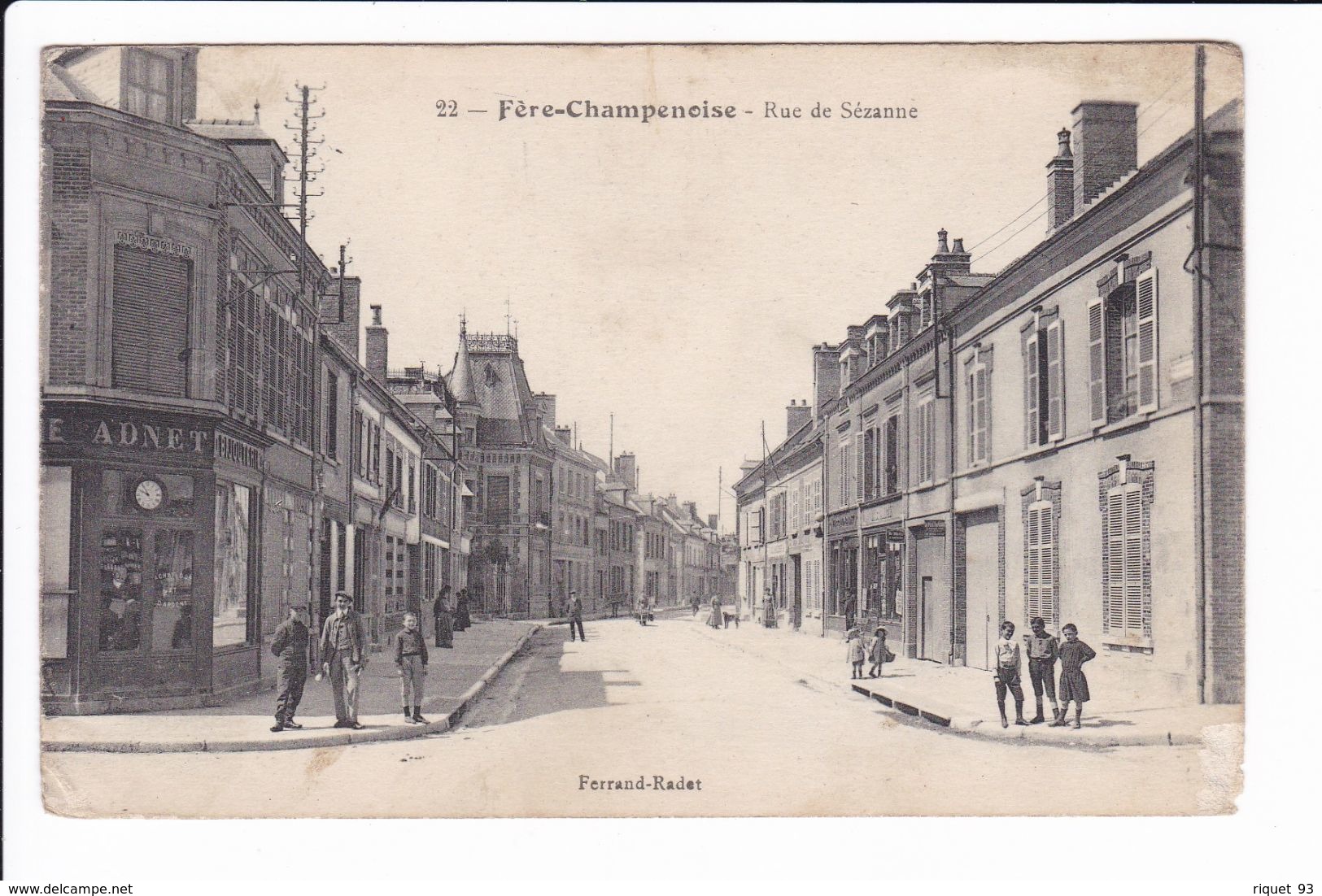 22 - Fère-Champenoise - Rue De Sézanne - Fère-Champenoise