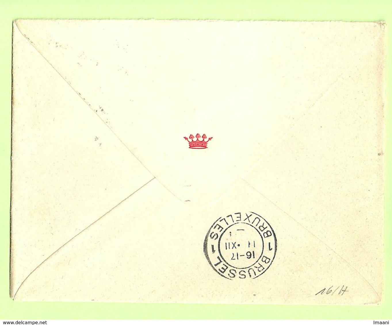 Lettre En Franchise Service Du Roi GD Maréchal De La Cour C.Everbergh 11/12/1911  (K5213) - Zonder Portkosten