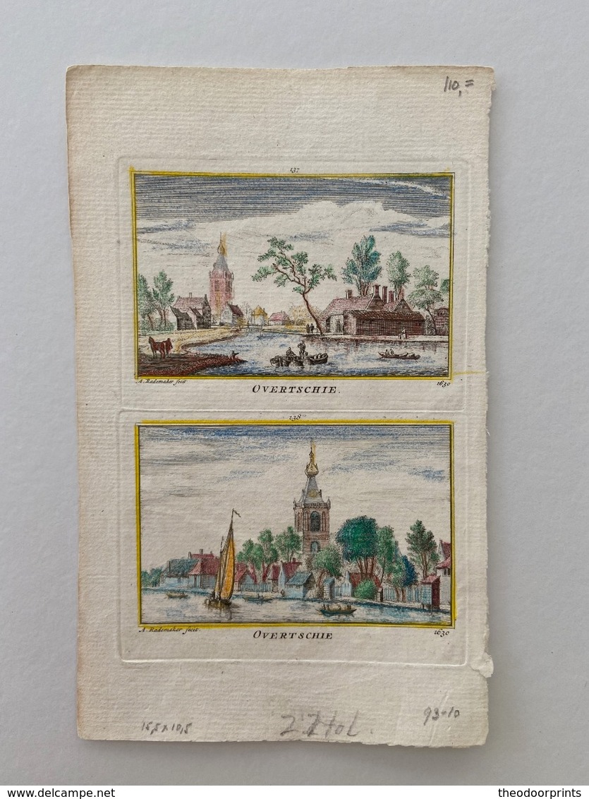 Gezicht Op Overschie, Rotterdam 1725 - Sonstige & Ohne Zuordnung