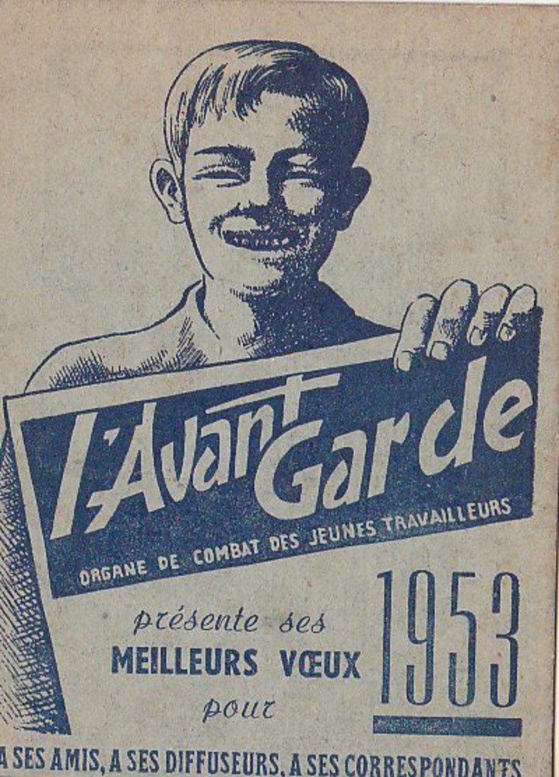 Calendrier L'AVANT-GARDE  1953  - RV - - Big : 1941-60