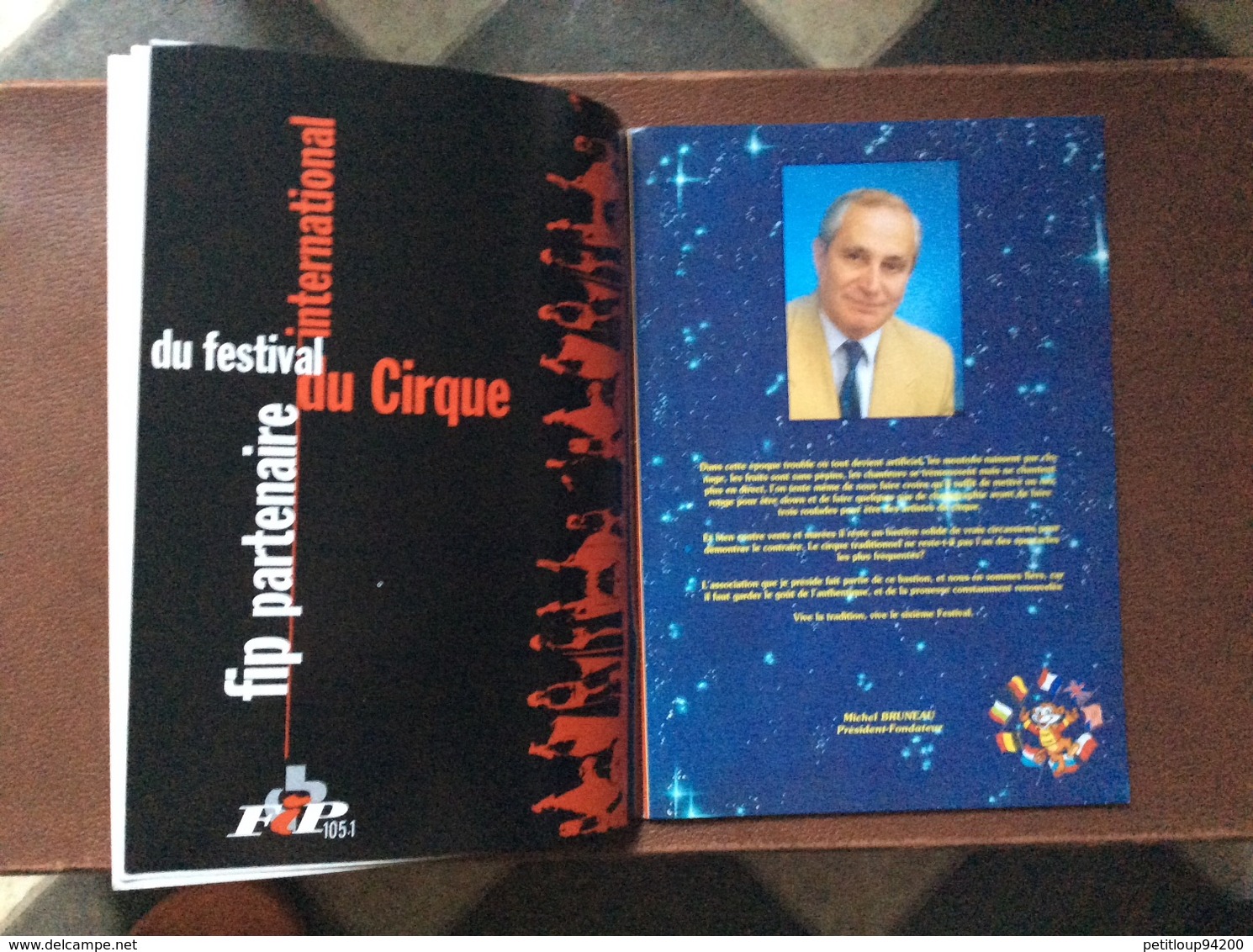 PROGRAMME CIRQUE  FESTIVAL INTERNATIONAL DU CIRQUE DE MASSY Ville De Massy  ANNEE 1998 - Programmi