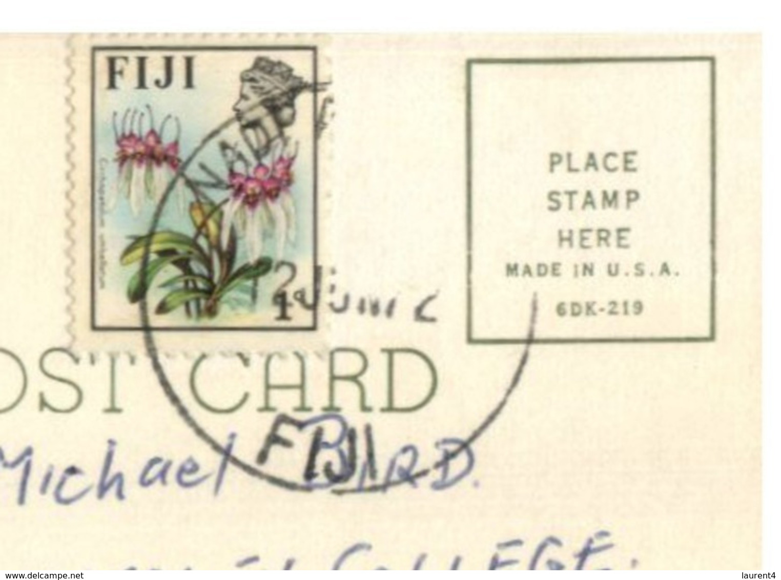 (H 7) Fiji To Australia (with Stamp) Ngaulito - Fidschi