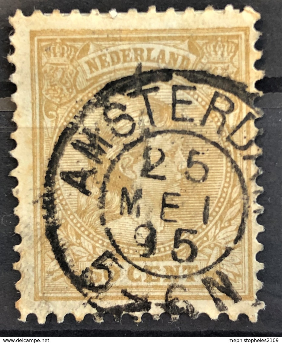 NETHERLANDS 1894 - Canceled - Sc# 49 - Gebraucht