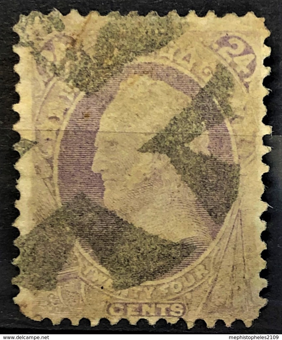 USA 1870/71 - Canceled - Sc# 153 - 24c - Gebraucht