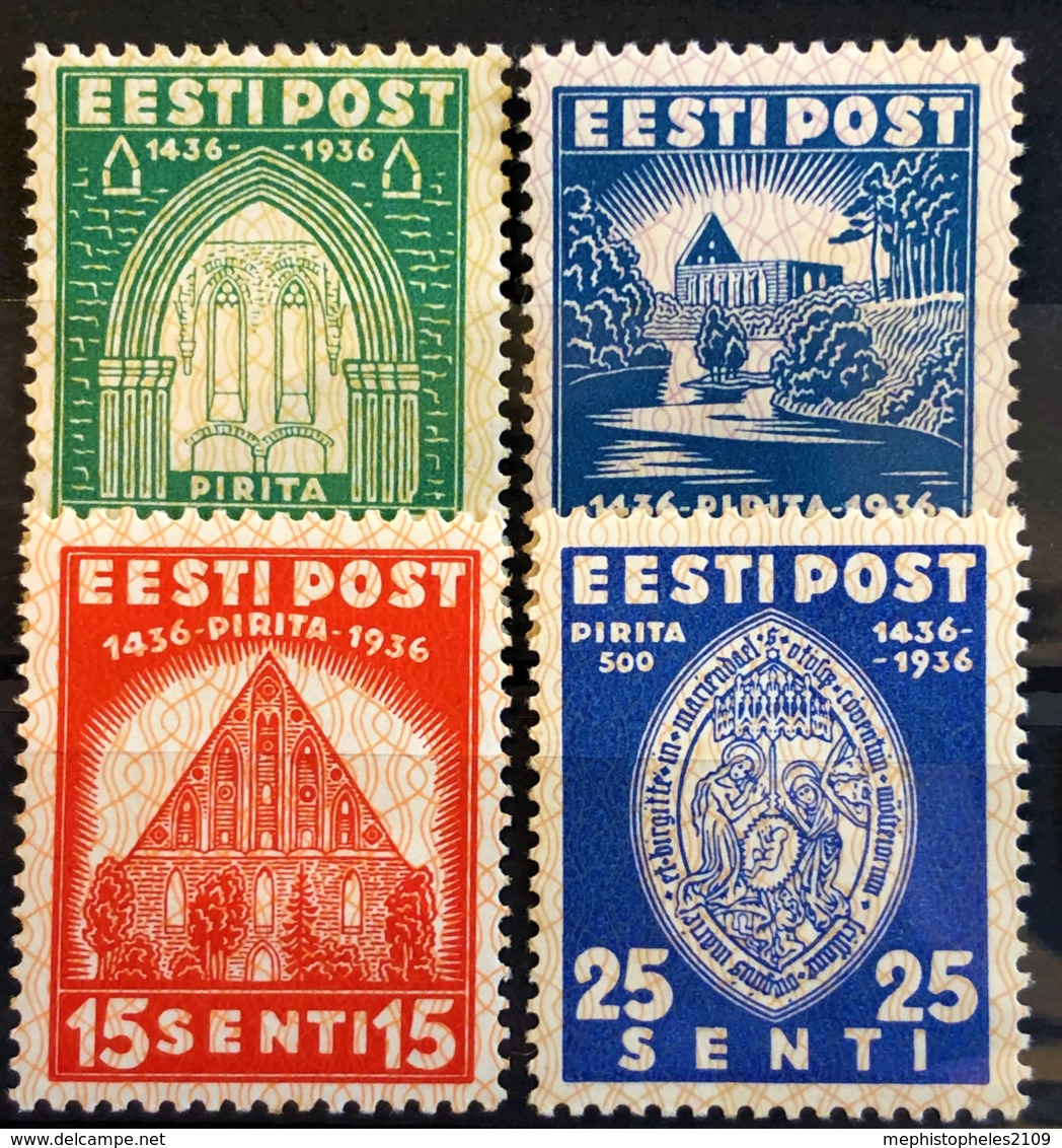 ESTONIA 1936 - MLH - Sc# 134-137 - Complete Set! - Estonie