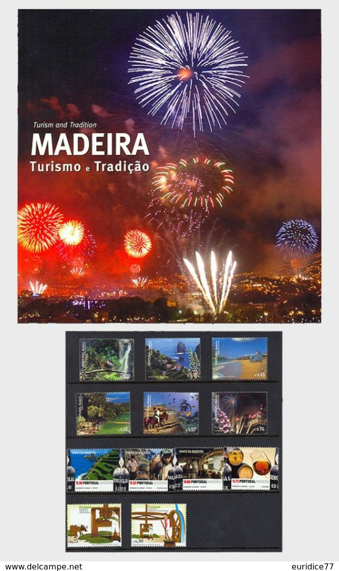 Portugal 2009 - MADEIRA - Tourism & Tradition - Stamp Booklet - Volledig Jaar