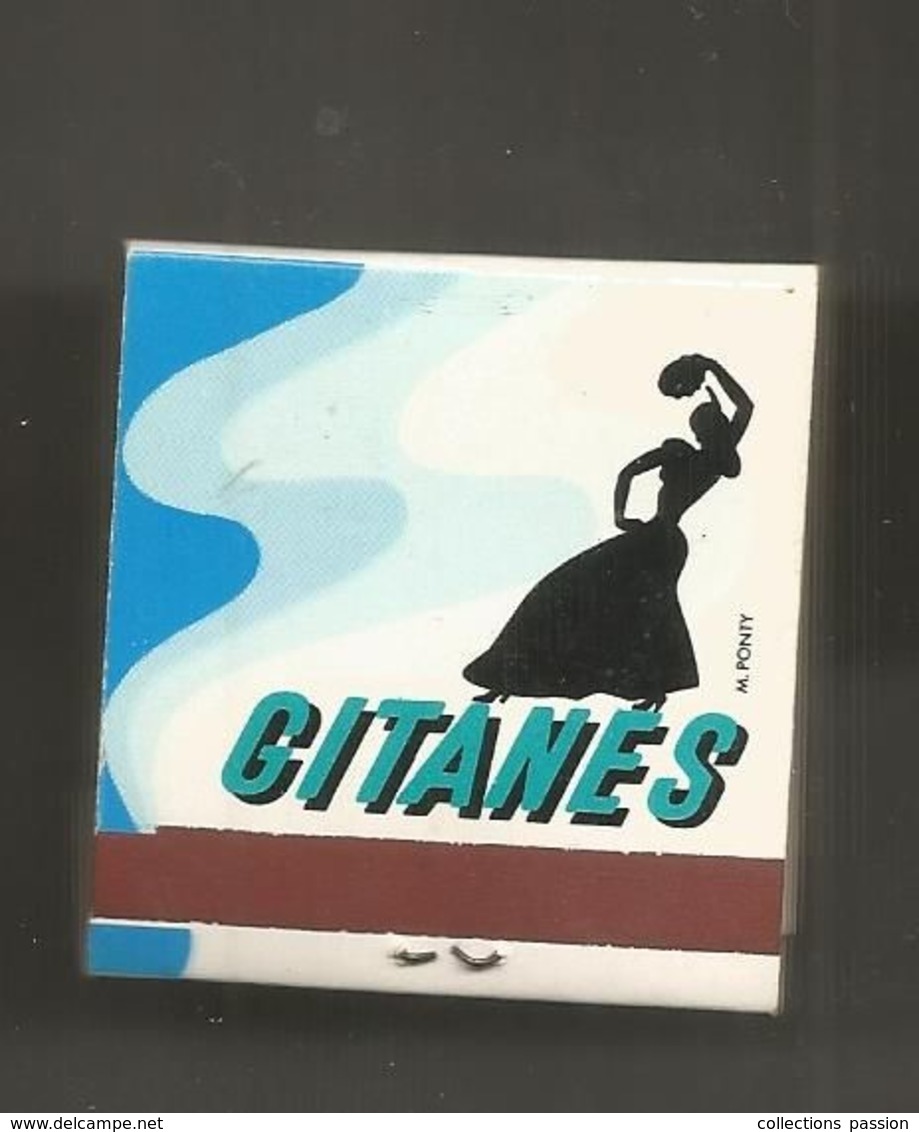 Boite D'allumettes , Pochette, Cabinet GUILBAUD , Agence Immobilière , BLOIS  , GITANES ,  2 Scans - Matchboxes